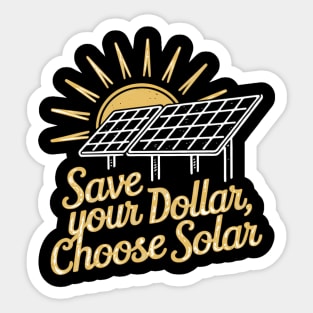 Solar Energy Sticker